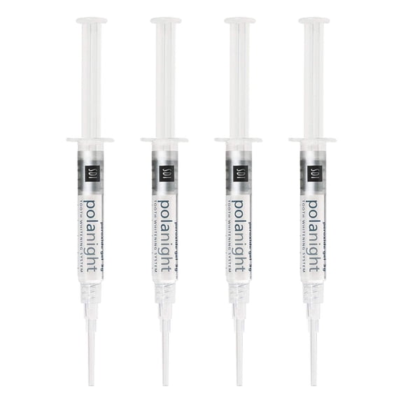 PolaNight Tooth Whitening System 22% Carbamide Peroxide 1.3g syringes pack of 4