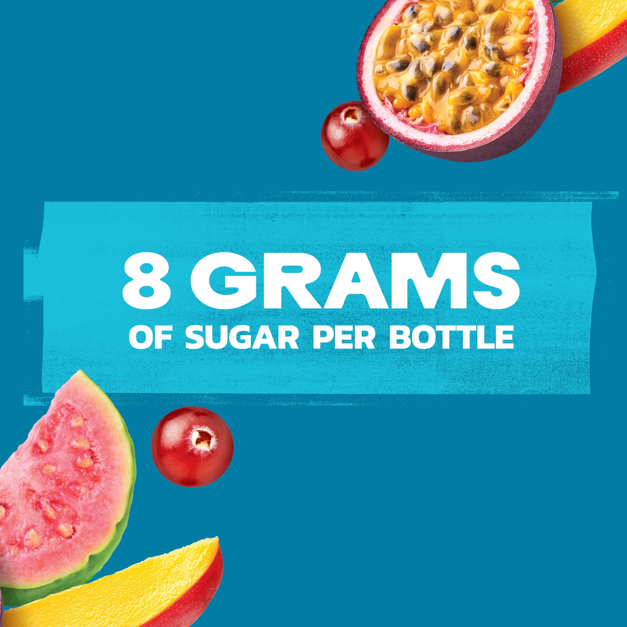 (4 pack) Ocean Spray® Paradise Splash – Passionfruit, Guava & Mango 10 fl oz Bottle, 6 Pack