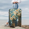 thumbnail image 4 of Uemuo Delicate White Daisy Jars Printed Washable Luggage Cover - Fashion Suitcase Protector Fits 18-32 Inch Luggage -X-Large, 4 of 9
