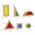 thumbnail image 4 of Bloques de Construcción Sensoriales de Madera CUTICAT Apilar Bloques, 4 of 8