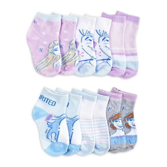 Frozen Toddler Girls' Socks, 6 Pack