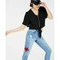 thumbnail image 4 of Indigo Rein Juniors Star Skinny Jeans Rigid-Esque 1, 4 of 4