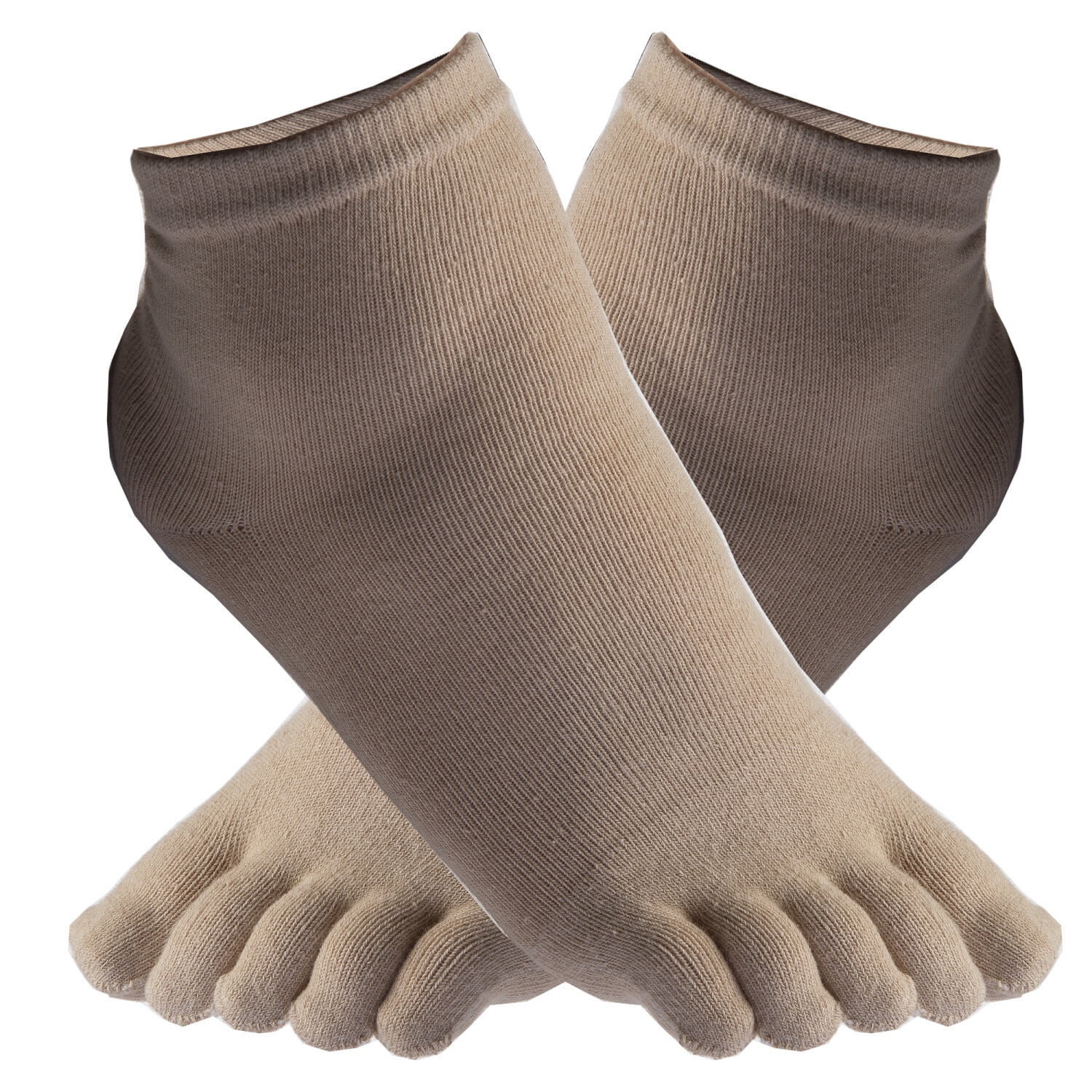 Bandwagon Women's Gel Cushioned Toe Socks Ankle Height Fits Sizes 6