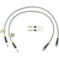 thumbnail image 2 of StopTech 950.42004 Stainless Steel Braided Brake Hose Kit; Front; Fits select: 2003-2007 INFINITI G35, 2003-2008 NISSAN 350Z, 2 of 2