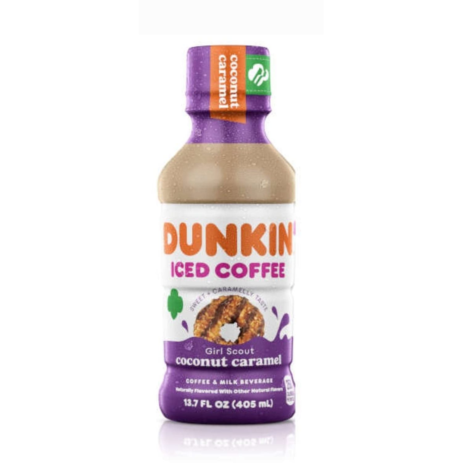 Dunkin Donuts Coconut Caramel Iced Coffee, 13.7 Fl Oz, 12 Pack