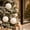 White #4, variant on 15Cm Flocked Christmas Ornaments for Tree Decorations | Large 6 Inch Velvet Textured Holiday Ball Ornaments with Diamond Pattern and Gold Thread