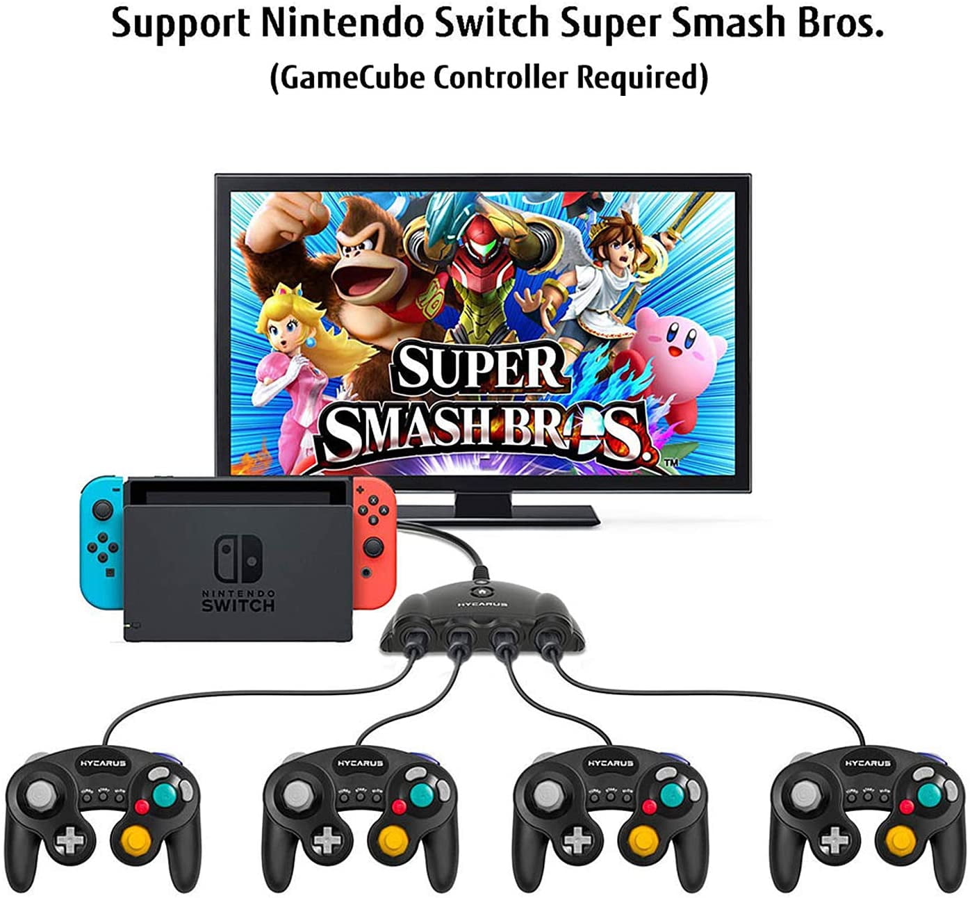 wii u gamecube adapter on switch