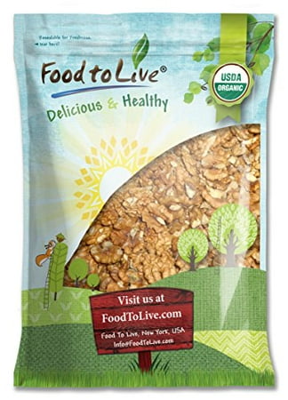 Food To Live ® Organic Walnuts (Raw, No Shell) (5 Pounds)