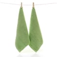 thumbnail image 1 of Nvzi Toallas de mano, paquete de 8 toallas pequeñas verdes, toallas pequeñas de algodón de 35*35 cm para la cara, suaves y absorbentes, ideales para el baño/cocina/viajes., 1 of 5