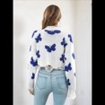 thumbnail image 4 of Suéter Y2K Harajuku Hip Hop de Punto con Diseño de Mariposa, Estilo Gótico, Estilo Urbano, Estilo Punk, Tops S, 4 of 10