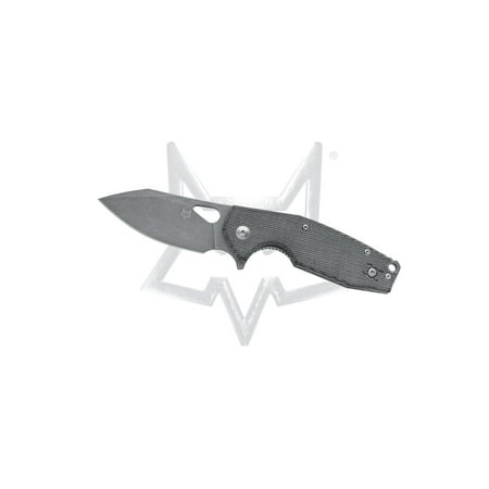 FOX KNIVES Yaru FX-527LI-MB Liner Lock Black Micarta M398 Steel Pocket Knife
