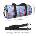 thumbnail image 2 of Pofeuu coffee love cup winter Print Travel Duffel Bag,Sports Tote Gym Bag,Shoulder Weekender Overnight Bag for Women Gym Bag, 2 of 6