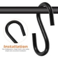 thumbnail image 2 of SHISUYAN 100pcs S Shape Hooks Kitchen Hooks Iron Hooks Door Bag Hooks Hooks, 2 of 9