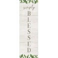 thumbnail image 2 of Carpentieri, Natalie 13x32 Black Ornate Wood Framed with Double Matting Museum Art Print Titled - Blessed Greenery, 2 of 4