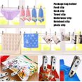 thumbnail image 4 of Vinyl-Coated Metal Clamps, Stainless Steel Clothespins That Are Rustproof And Strong, Perfect For Outdoor Activities Resisting Heavy Winds, All Metal Construction Ensures, 4 of 6