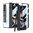thumbnail image 2 of Funda plegable para teléfono móvil Samsung Galaxy Z, carcasa con película de vidrio, con soporte para bolígrafo, soporte oculto qym unisex, 2 of 2