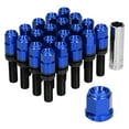 thumbnail image 3 of 20 Pcs Écrous Allongés en Acier 28 mm Filetage avec Manchon Universel pour Voiture, 3 of 7