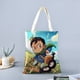 thumbnail image 2 of Ranking of Kings Bolso de tela con estampado de lienzo para mujer, bolsa de compras reutilizable y estética, con cremallera interior, regalo para mujer, 35 × 40 cm., 2 of 6