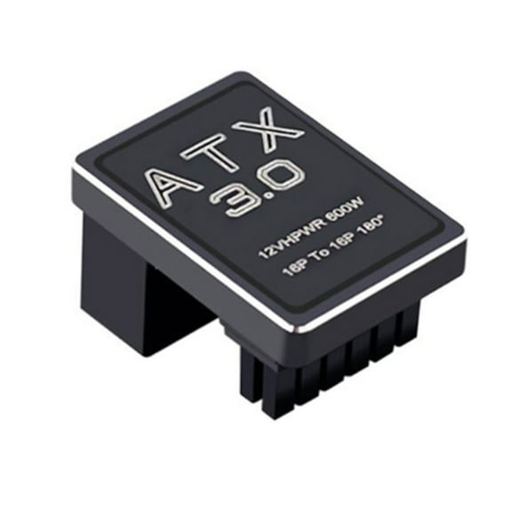 PCIe5.0 Graphics Card ATX3.0 Power Adapter Connector Aluminum Alloy ABS Tool Free Installation For PC Build Upgrades