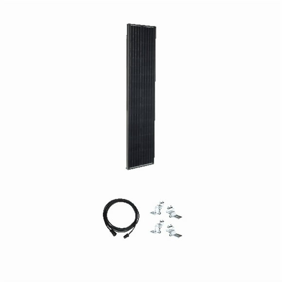 Zamp Solar Solar Kit KIT1022 Expansion Solar Kit; 95 Watt; Monocrystalline; Black Frame And Cells; Bracket Mount; Without Controller; With Mounting Hardware