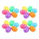 thumbnail image 3 of Huevos de Pascua rellenables, recuerdos de fiesta temáticos, juguetes creativos vacíos, cáscara de huevo colorida 24 piezas, 3 of 9