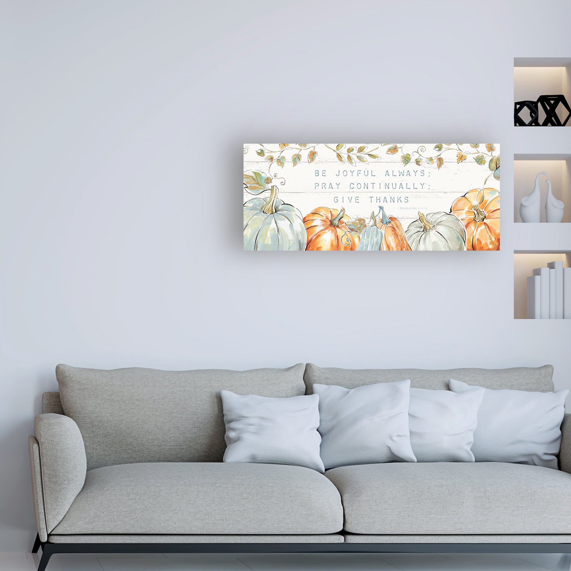 Trademark Fine Art 'Pumpkin Patch XV' Canvas Art by Daphne Brissonnet