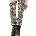 thumbnail image 5 of Maqroz Christmas Leggings for Women Xmas Graphic Santa Holiday Leggings Workout Yoga Pants Dressy Casual Tights Plus Size Stretchy Pants, 5 of 5