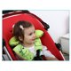 thumbnail image 2 of 2pcs bebé asiento de coche cinturón de hombro almohadilla cubierta de correa bebé dibujos animados cochecito accesorios (rana), 2 of 6