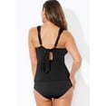 thumbnail image 2 of Swimsuits for All Keyhole Underwire Tankini Set, 2 of 4