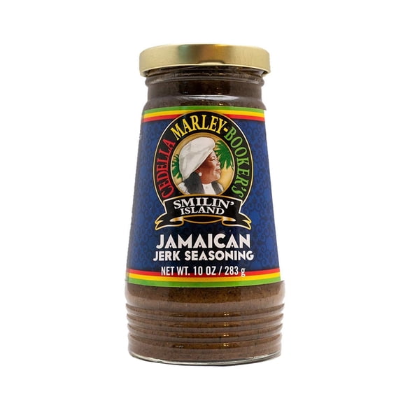Smilin Island Jamaican Jerk Seasoning Wet Rub, Non-GMO, Vegan, Gluten-Free, 10 oz