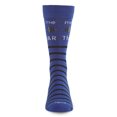 thumbnail image 3 of MeMoi Men's Meet Me at the Bar Bamboo Blend Novelty Crew Sock - Mens - Male, 10-13, Royal Blue, 3 of 3