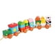 thumbnail image 4 of Juguete de tren apilable, tren de madera para bebé, trenes pequeños de madera, para Navidad, Remolques de animales, 4 of 9