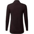 thumbnail image 3 of TheLovely Women & Plus Open Front Drape Classic Knit Cardigan With Pockets, 3 of 5