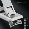 thumbnail image 4 of Coupe-ongles Double Extrémité en Acier Inoxydable Pliable Portable pour Maison et Voyage, 4 of 7