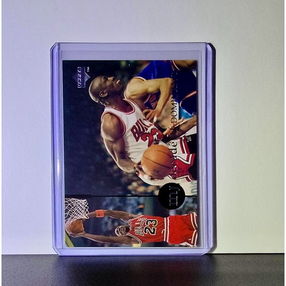 Collectible Michael Jordan 1994 Upper Deck Rare Air MJ Decade of Dominance Card Bulls
