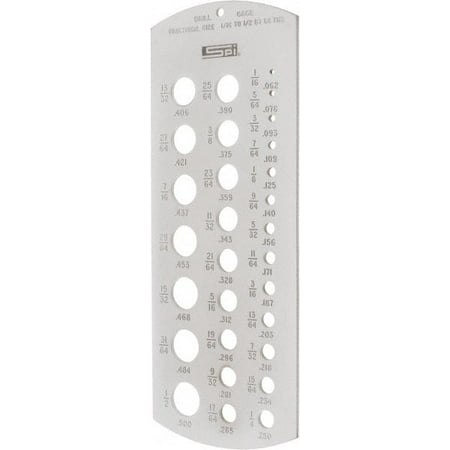 

SPI Drill Gages; Minimum Hole Size (Inch): 1/16 ; Maximum Hole Size (Inch): 1/2 ; Number of Holes: 29