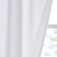 thumbnail image 4 of Madison Park Galen 2-PK 40x84" Basketweave Room Darkening Curtain Panel Pair in White, 4 of 8