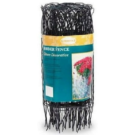 Panacea 89309 14"H x 20'L Green Arch Top Garden Border Fence / Fencing - Quantity of 2