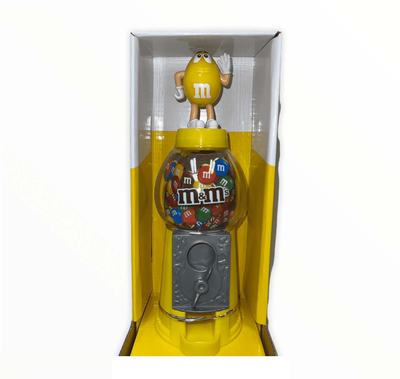 m&m’s dispenser M&M Candy Dispenser Yellow, Suitable for M&M Chocolate, Coin