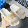thumbnail image 5 of Xunlbb Lightweight Sandals for Women Men Comfort Non-Slip Pillow House Sandals Waterproof Shower Shoes Indoor Slides Bathroom Sandals Slip On Slide Sandals Easy to Clean 36-44, 5 of 5