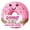 Pink3, variant on Handmade Crochet Positive Donut Plush Cute Decorative Ornament with Funny Inspirational Message for Girls Birthday Graduation Motivation Pink1 Color