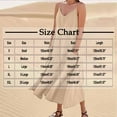 thumbnail image 3 of Summer Savings! Horkkom Maxi Dress for Women V Neck Solid Color Summer Dresses with Pockets Casual Spaghetti Strap Long Dresses L, 3 of 6