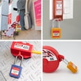 thumbnail image 6 of Unity Safety Lockout Tagout Keyed Alike Padlock 1-1/2''(40mm) for Electrical, Machines, Pluming, Circuit Breaker Lockout Locks (10 Pack), 6 of 6