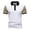 (Casual 408)White, variant on Mens Big & Tall Shirt Solid Color Blouse Casual Short Sleeve Summer Turndown Collar Button Knitted Tops Tees Plus Size