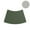 Green, variant on Wovilon Stylish Insulating Pads Fan-shaped Insulating Pads Table Mats Round Table Cutlery Scalloped Table Decorations Leather Waterproofing And Oilproof Table Mat
