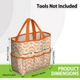thumbnail image 3 of Daisy Flowers Garden Tools Bag, Water-proof Oxford Garden Tote Home Organizer Gardening Tool Bag Kit Holder with 8 Pockets for Indoor and Outdoor Gardening(Tools Not Included), 3 of 6