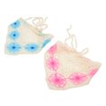 thumbnail image 1 of Ofertas Únicas 2 Pcs Bandana Triangular Girasoles Turbante de Punto Bufanda de Croché para Mujeres Beige, 1 of 5