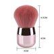 thumbnail image 3 of Brocha para base de maquillaje, grande, rosa, para polvos, plana, arqueada, premium, duradera, kabuki, perfecta para difuminar, para líquidos, cremas y polvos impecables, para pulir., 3 of 5