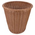 thumbnail image 2 of Papelera de imitación de ratán - Cesto de basura de mimbre tejido a mano - Cubo de basura - Cesto de basura de plástico para cocina, baño y casa de campo, 2 of 6