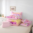 thumbnail image 4 of Erosebridal Magic Castle Bedding Full Size, Butterfly Rose Bedding Sets Full Size, Bling Rainbow Decor, Reversible 7-Piece, 4 of 5